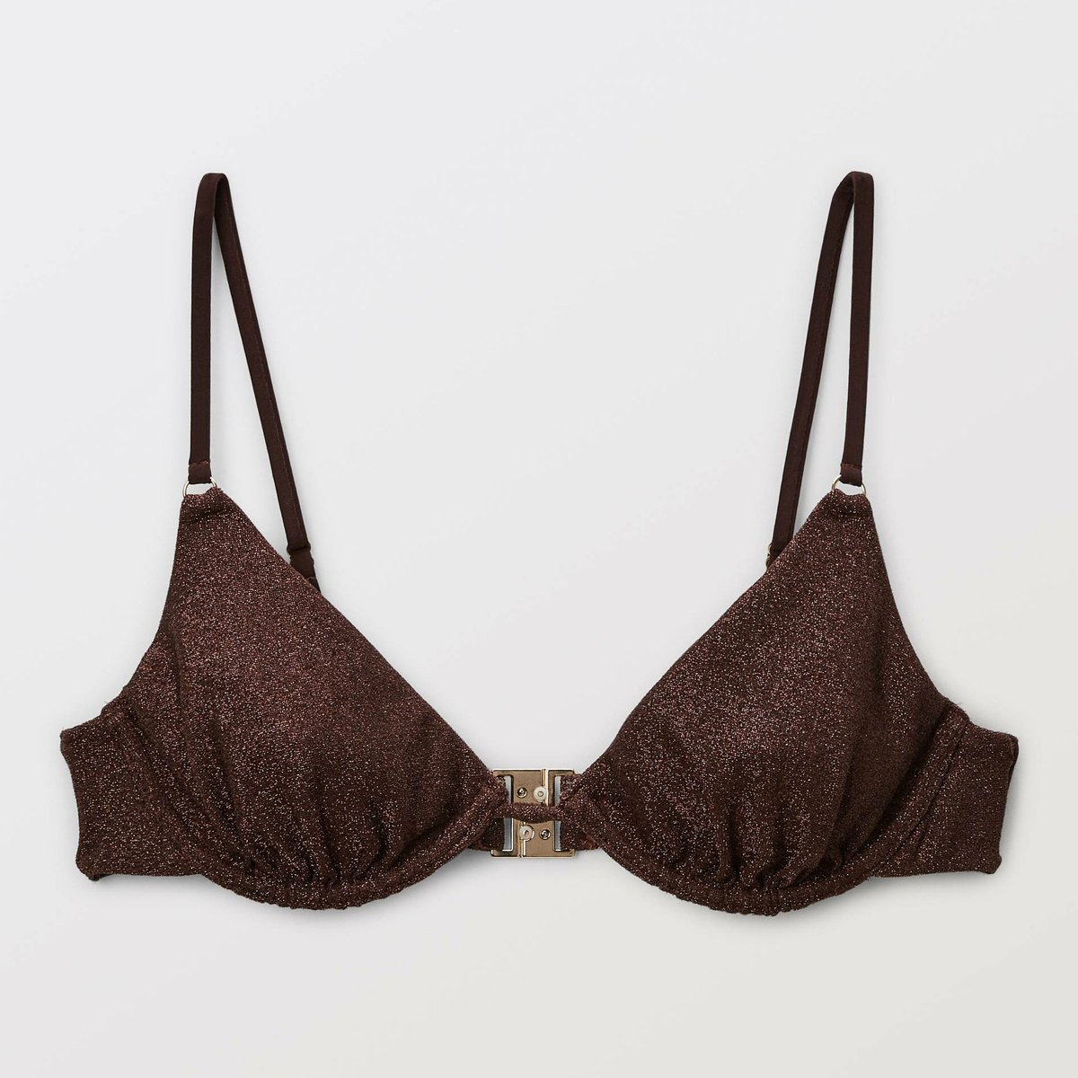 Haut de maillot de bain NOO x MONOPRIX marron, MONOPRIX