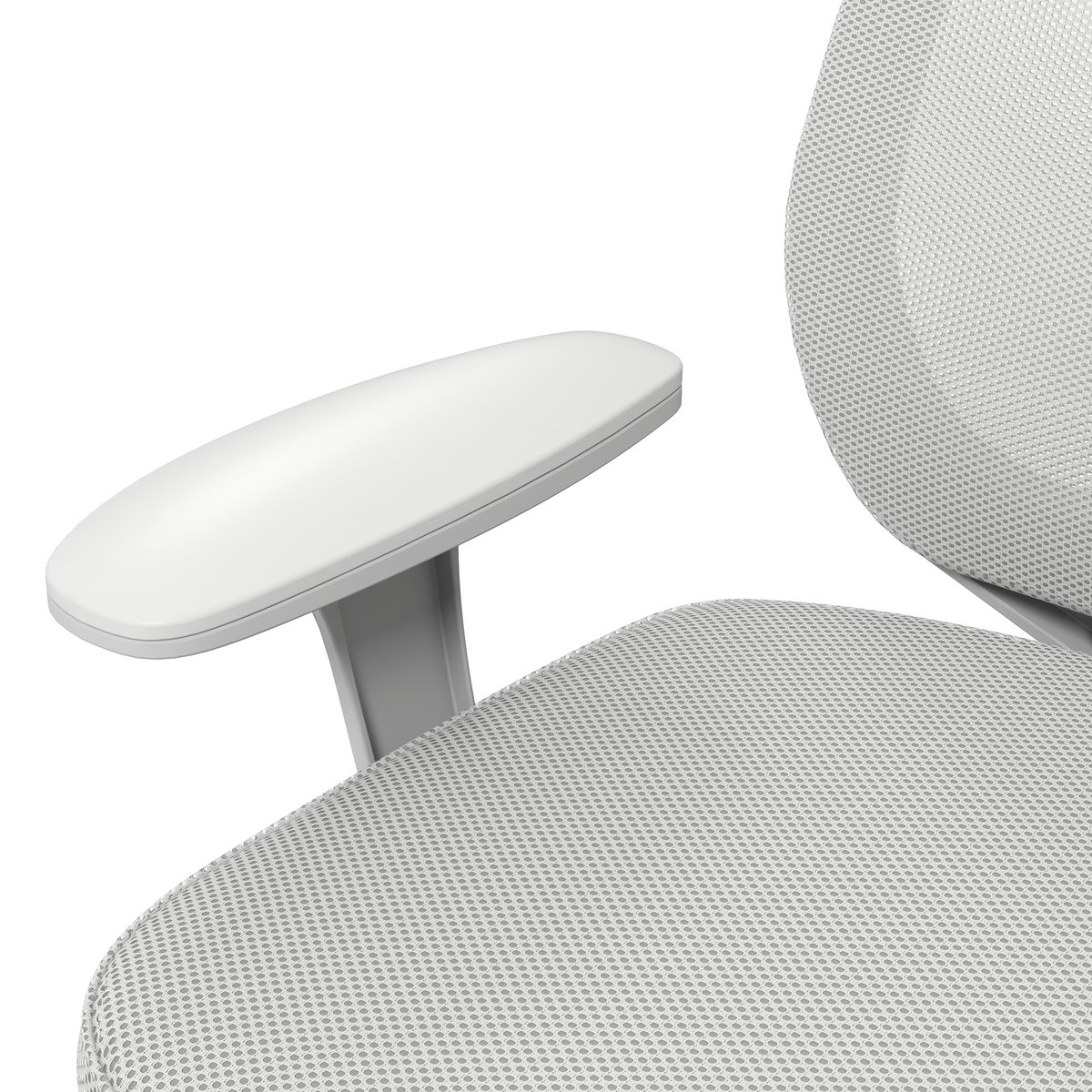 Chaise de bureau Maille Gris gris, HOMCOM