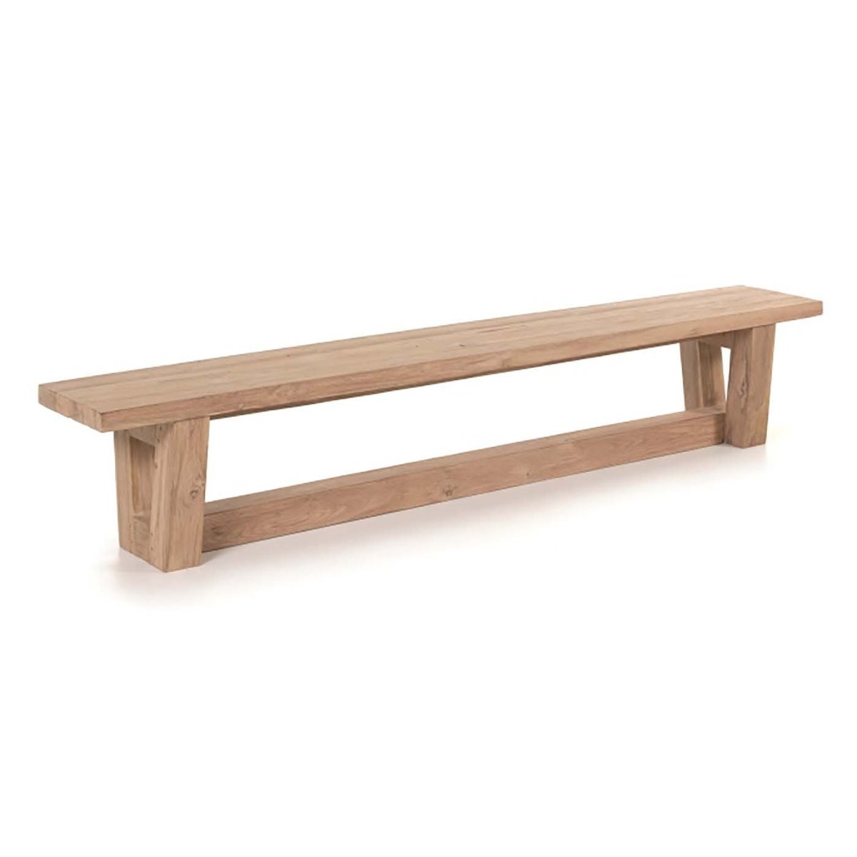 Banc de jardin Dundee 250x40cm bois clair, GESCOVA