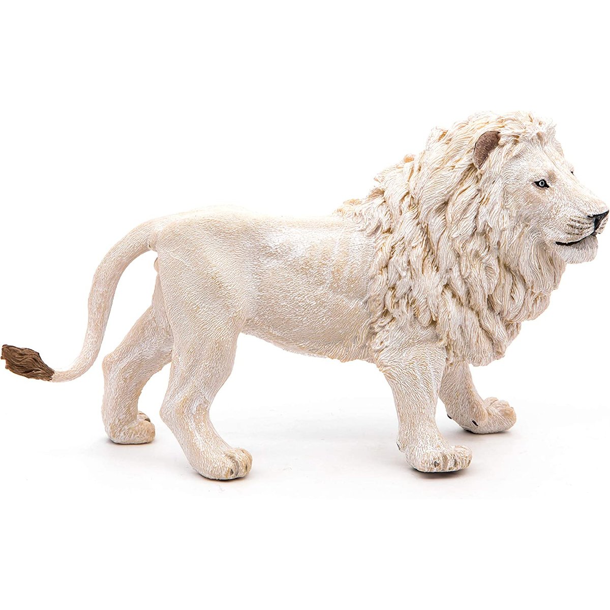 Figurine Lion blanc blanc, PAPO