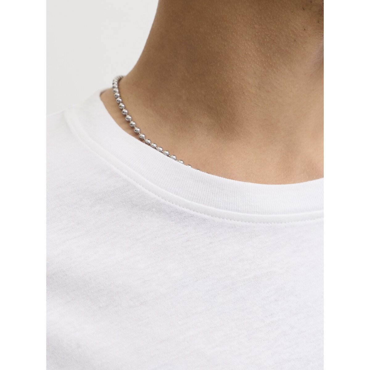 T-Shirt Rush, mit Rundhalsausschnitt weiss, JACK & JONES