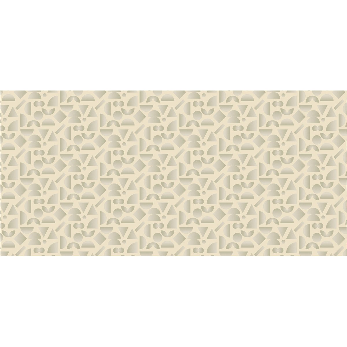 Papier peint panoramique Kaleido, Rose 300 x 250cm gris, ACTE DECO