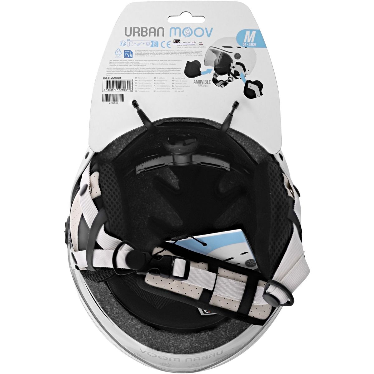Casque Taille M - Blanc blanc, TNB