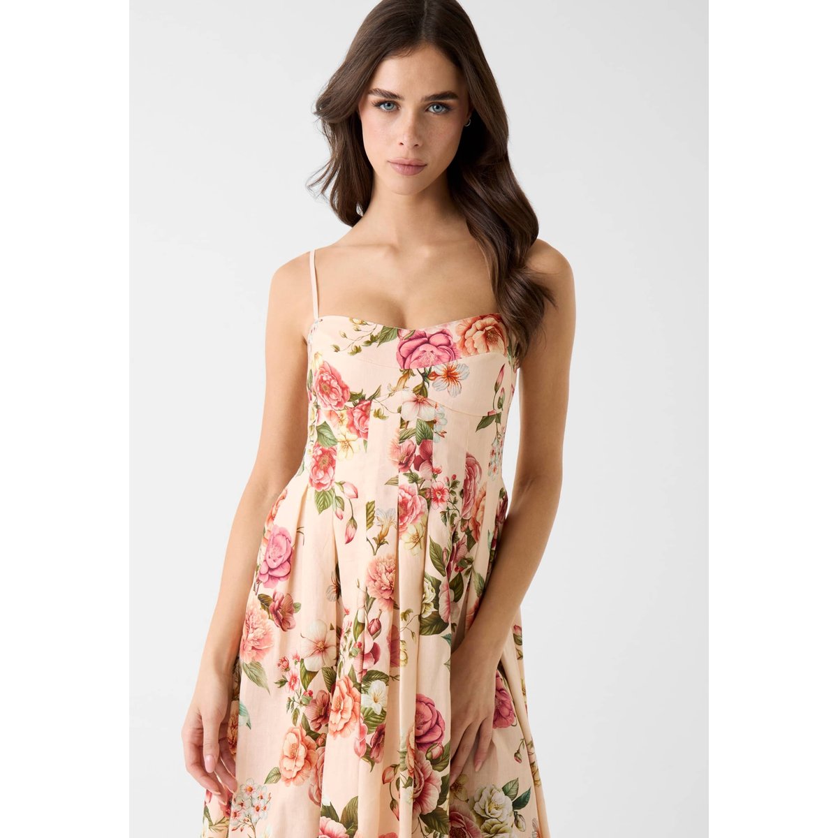 Robe Maxi À Imprimé Floral rose floral, GUESS