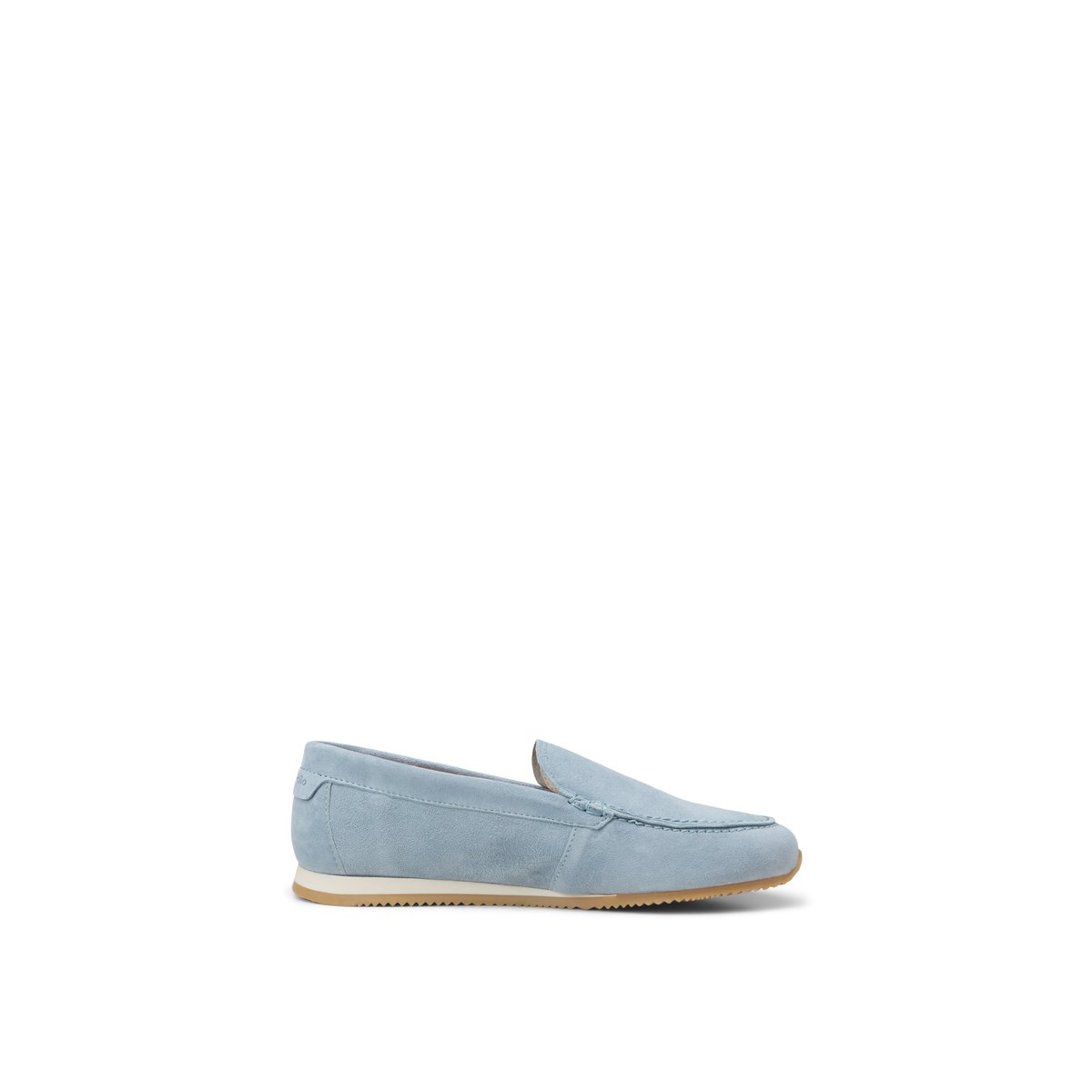 Mocassin en cuir de chèvre souple bleu moyen, MARC O'POLO