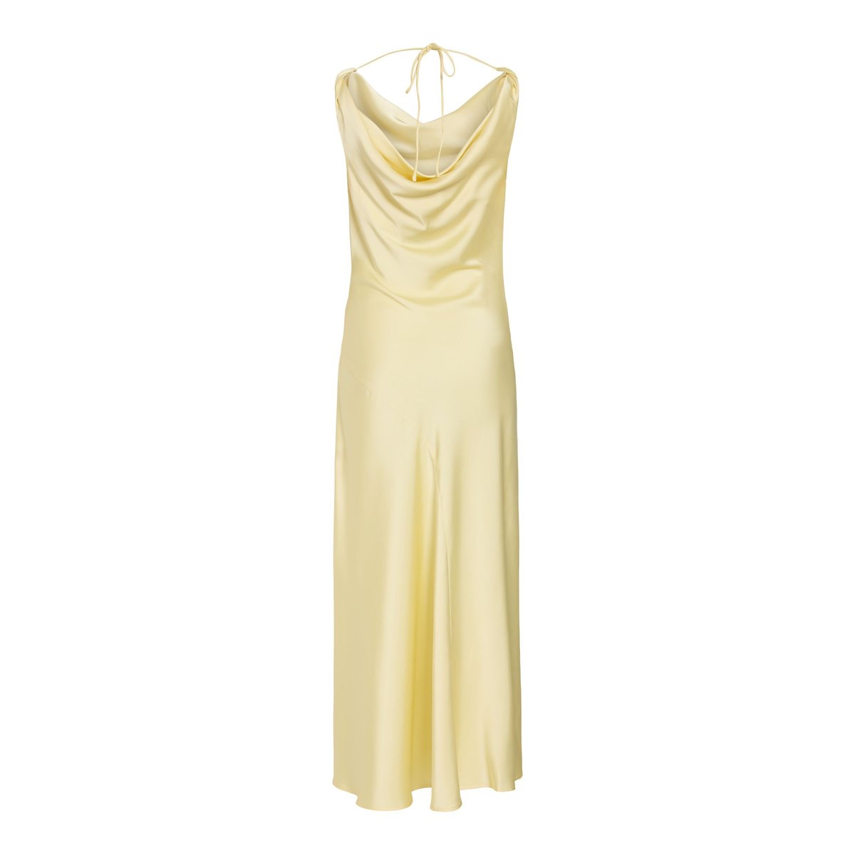 Robe Longue pastel yellow, VILA