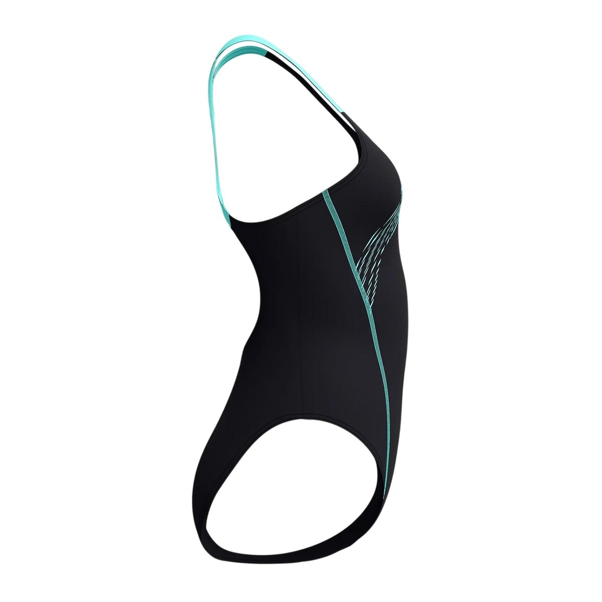 Maillot de bain 1 pièce motif/style logo MEDLEY bleu, SPEEDO