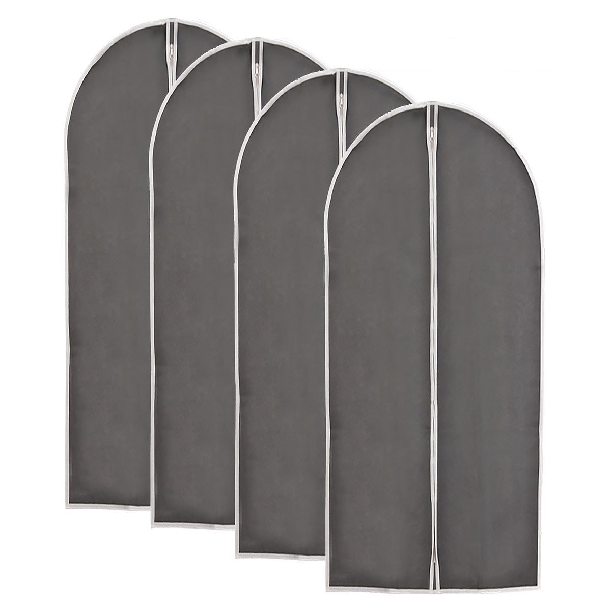 Housse en intissé pour vêtements longs gris anthracite, CALICOSY