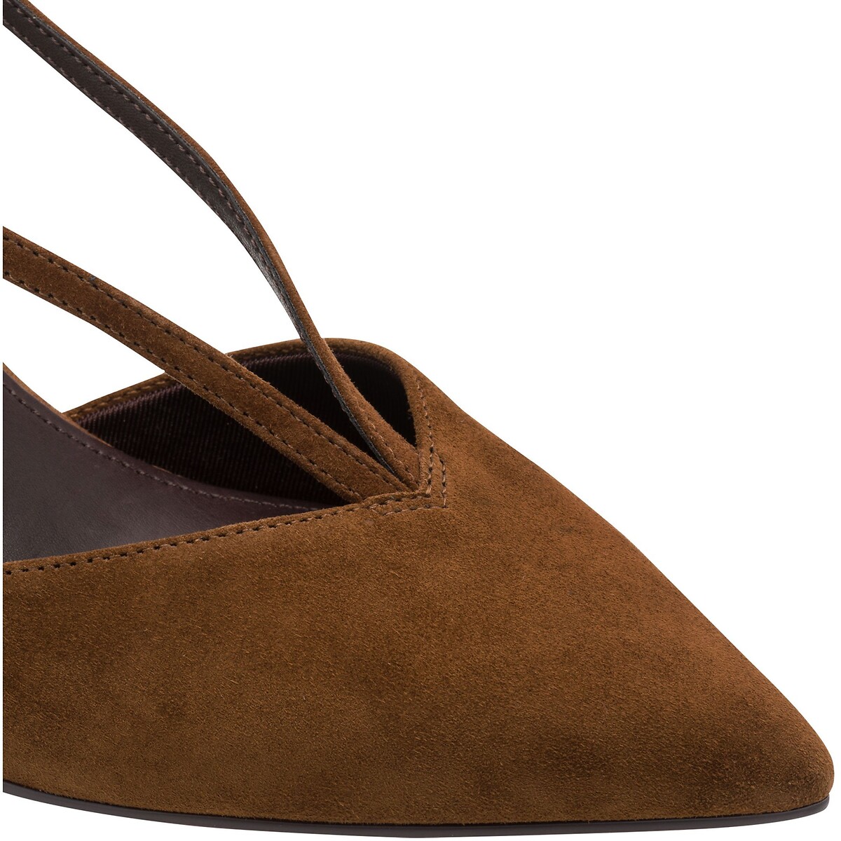 Escarpins pointus en cuir cognac, TAMARIS