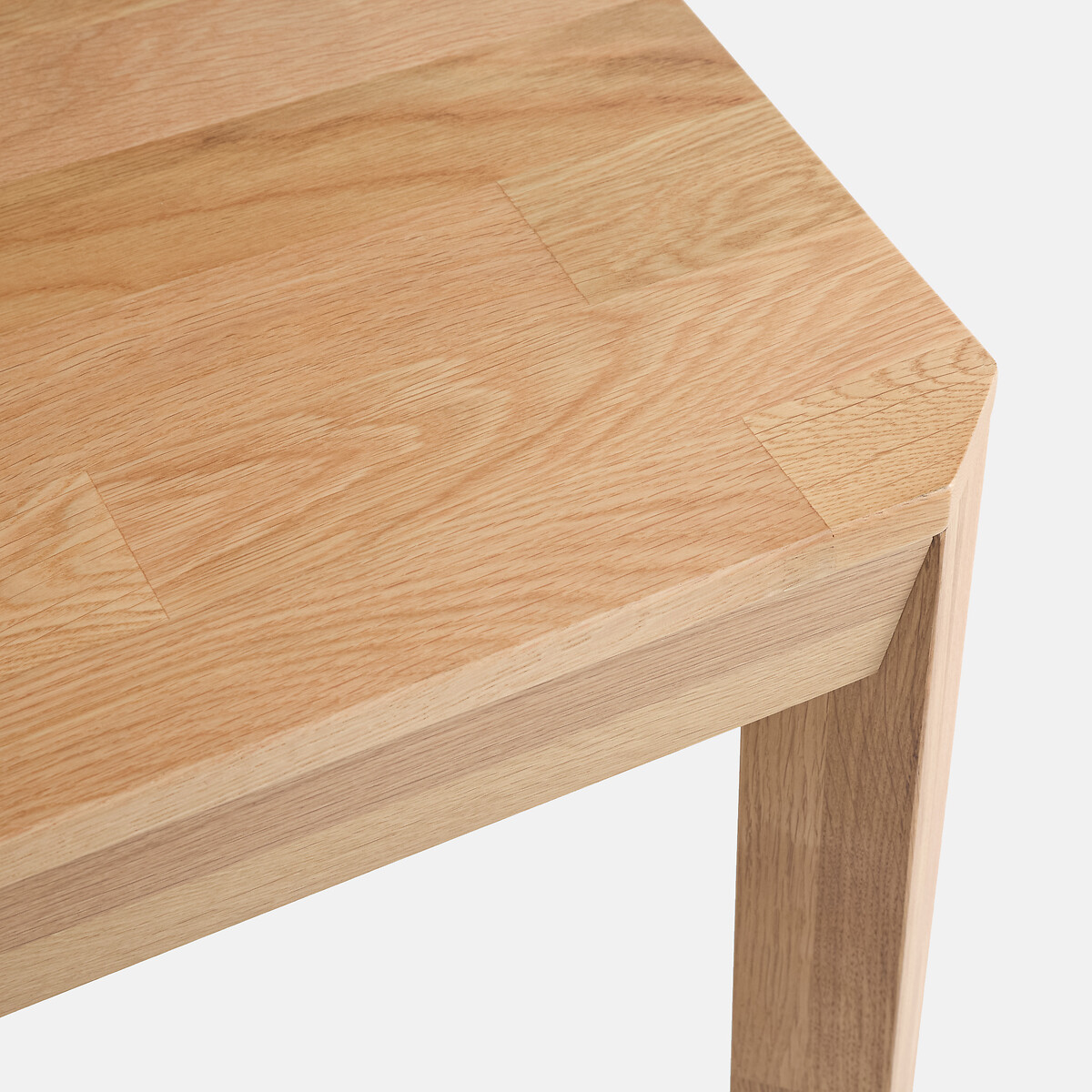 Table à manger, carrée, en chêne, de 4 à 8 personnes, NEODELITO coloris chêne, LA REDOUTE INTERIEURS
