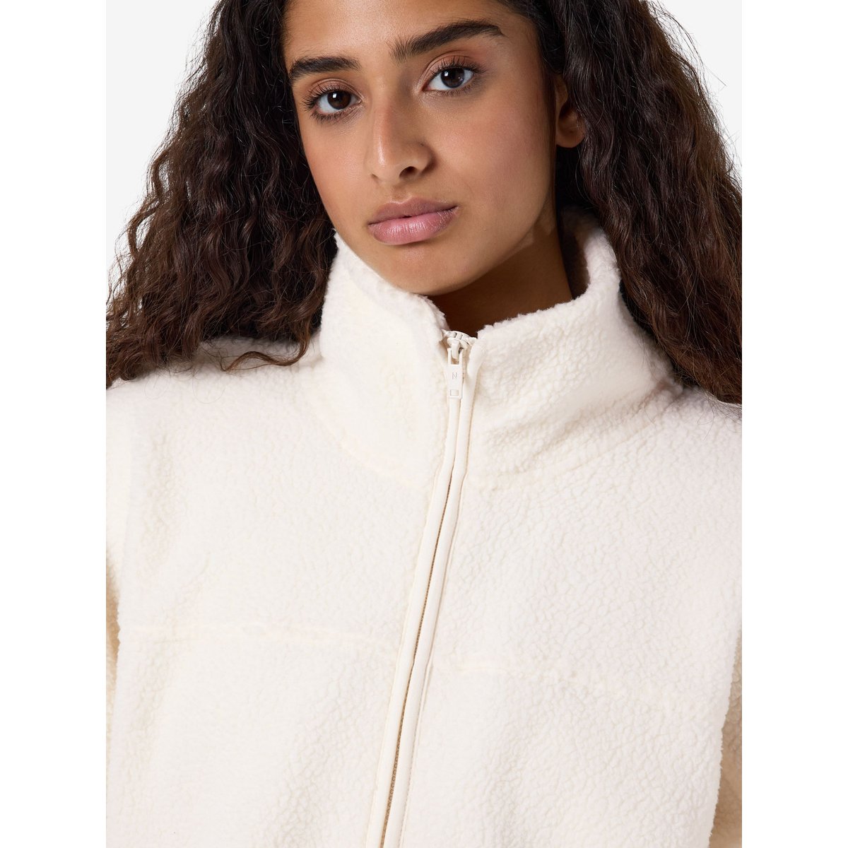 Veste Polaire blanc - eggnog1, NOISY MAY
