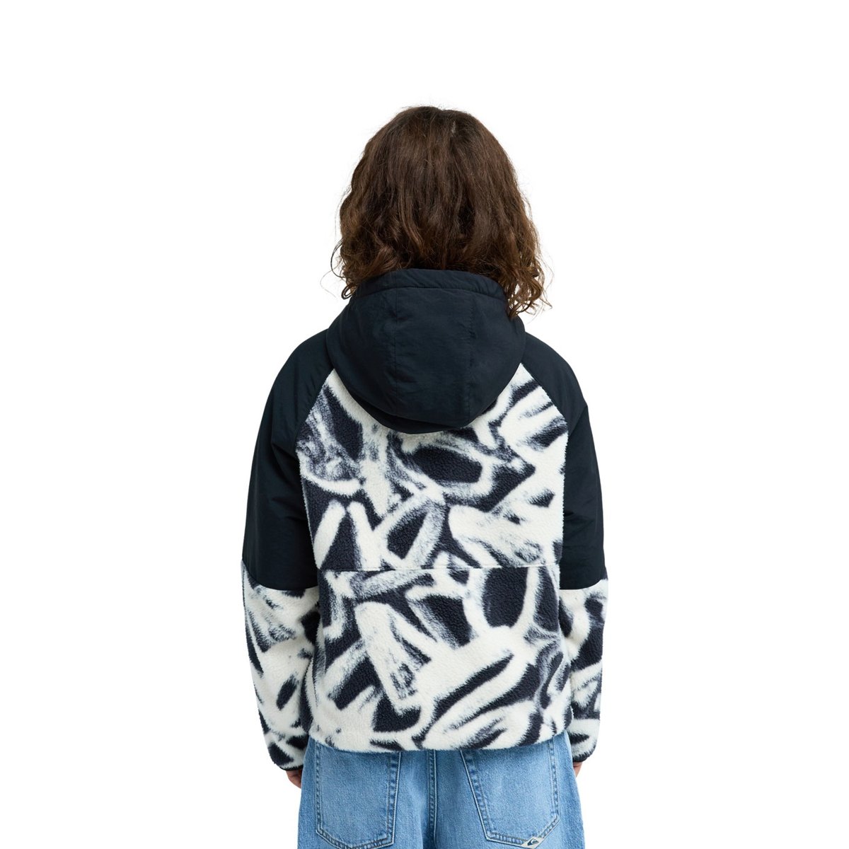 Sweat capuche zippé HAWKWINGS blanc bone white qs spray can 64, QUIKSILVER