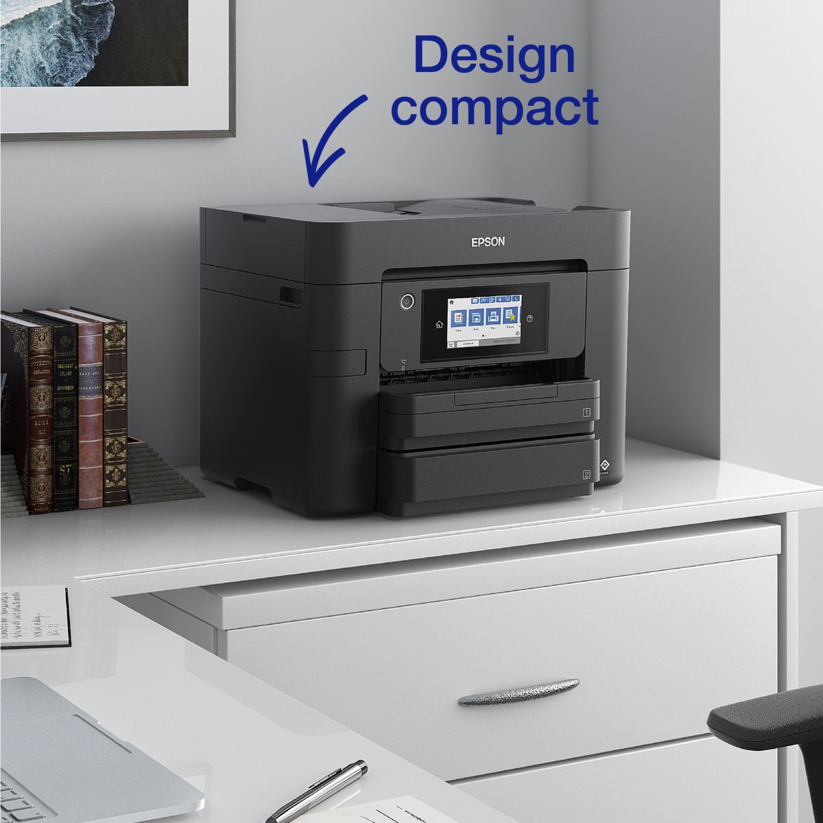 Imprimante jet d'encre WorkForce WF-4830DTWF couleur unique, EPSON