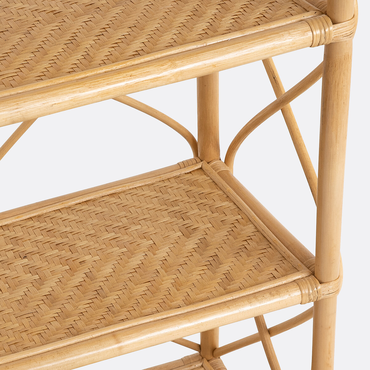 Biblioteca de 5 prateleiras, em rattan, MALU natural, LA REDOUTE INTERIEURS
