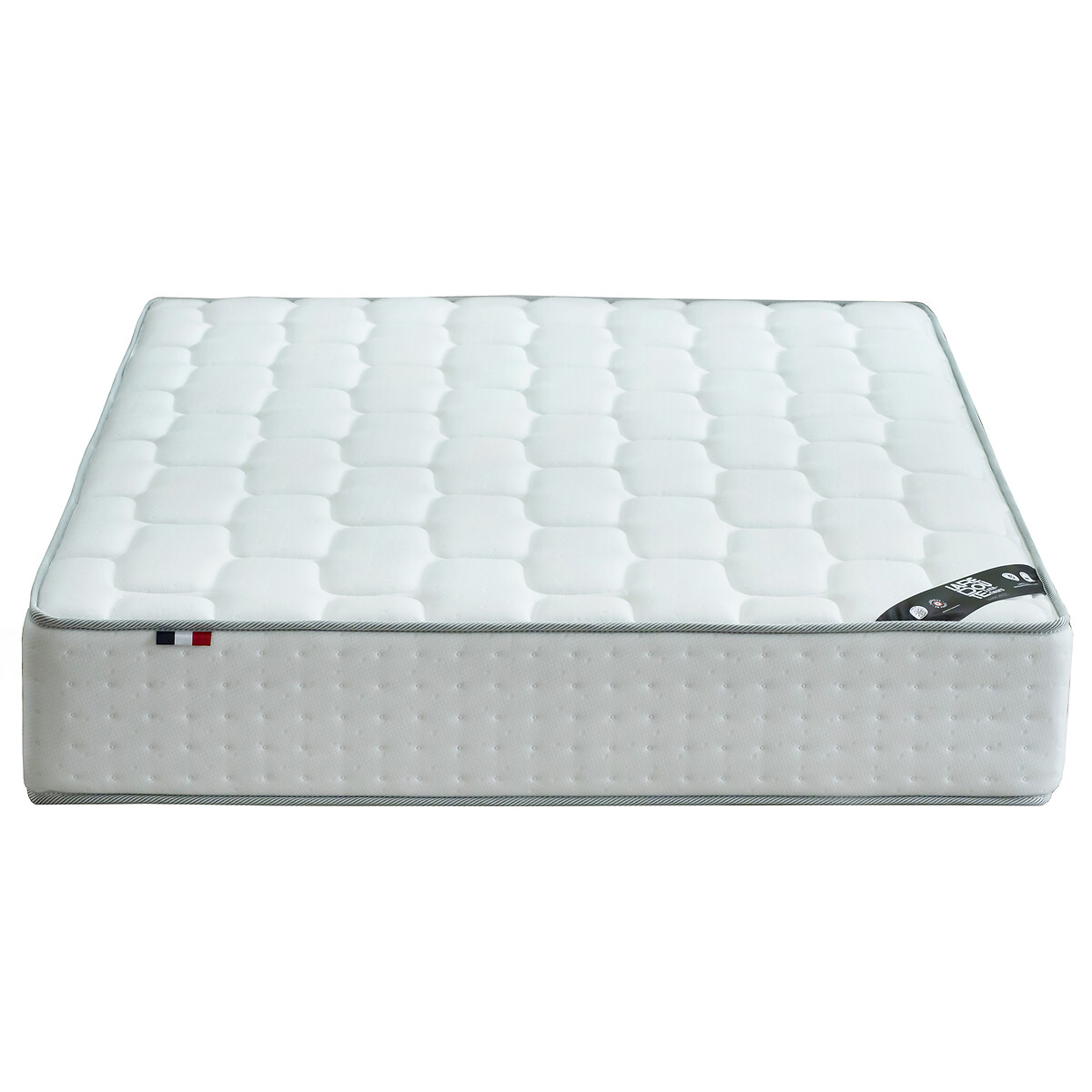 Premium matras, 828 veren, 7 zones, stevig, zacht ligcomfort, brandvertragend wit, LA REDOUTE INTERIEURS