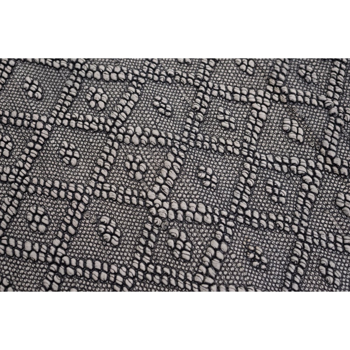 Tapis de bain Vintage Wash tissé main lavable anthracite, TOM TAILOR