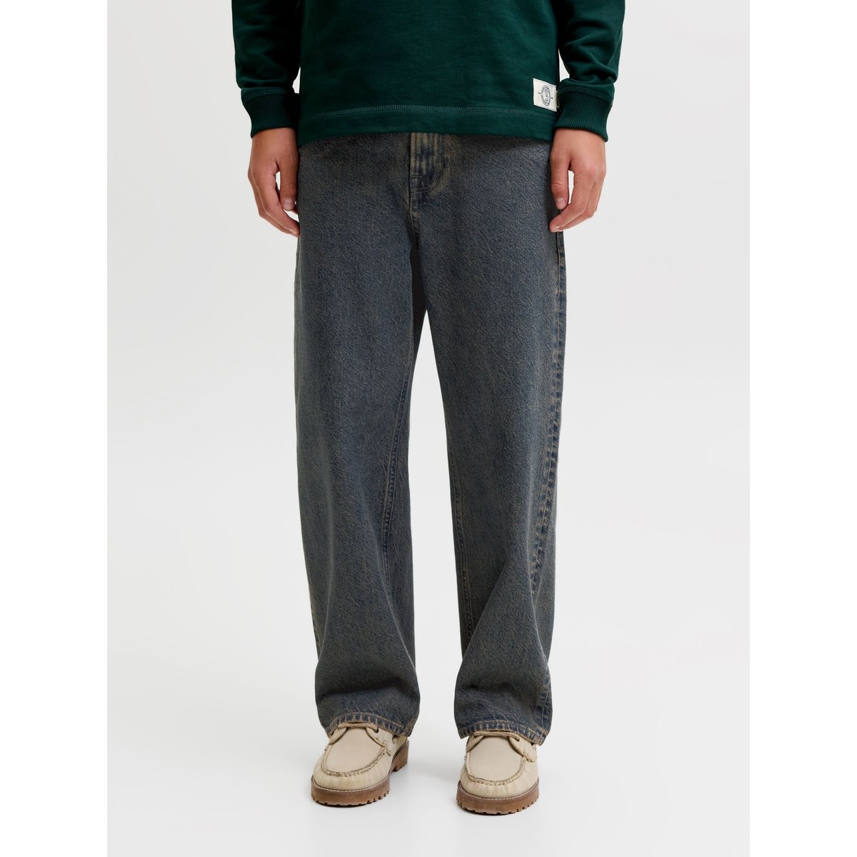 Jean Baggy Fit blue denim 1, JACK & JONES JUNIOR