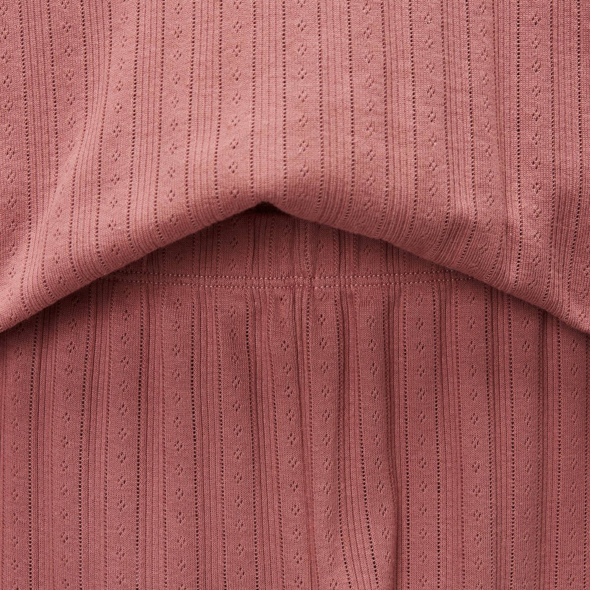 Pyjama manches longues pointelle en coton BIO GOTS pompei, MONOPRIX
