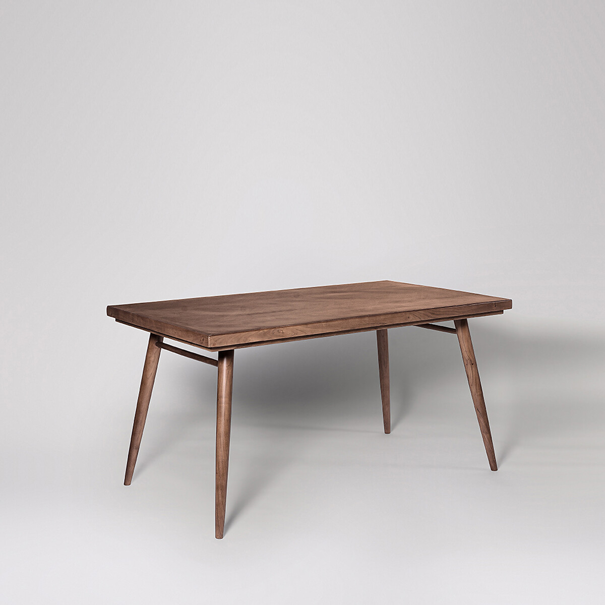 Metz Acacia Wood Dining Table dark acacia wood, SWOON