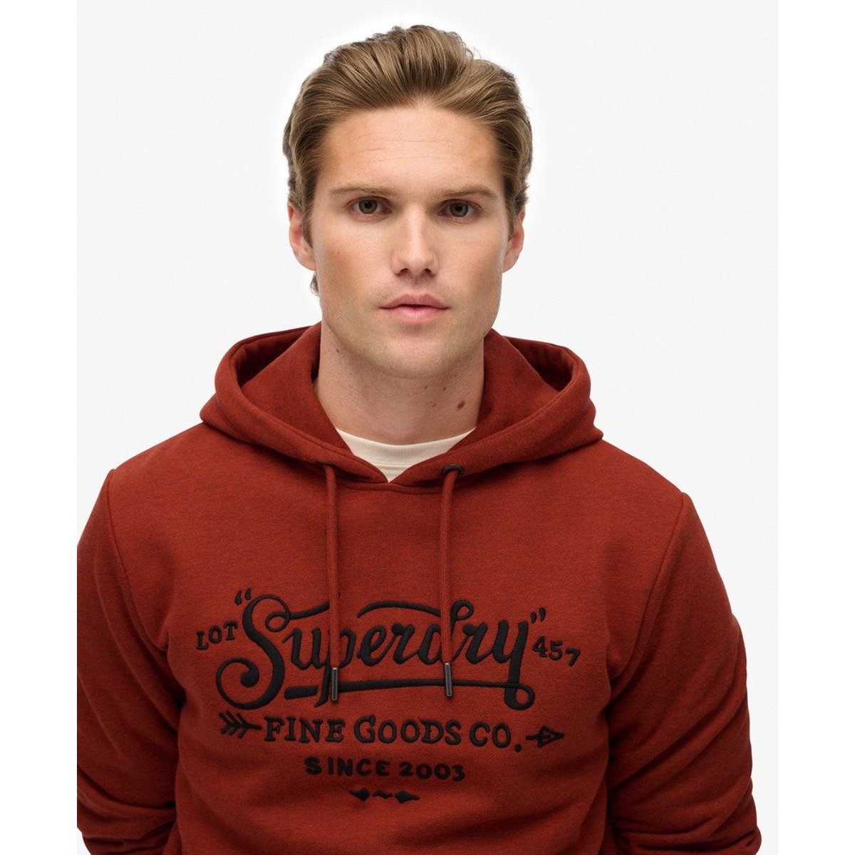Sweat à capuche décontracté Outdoor Co poussière orange arizona, SUPERDRY