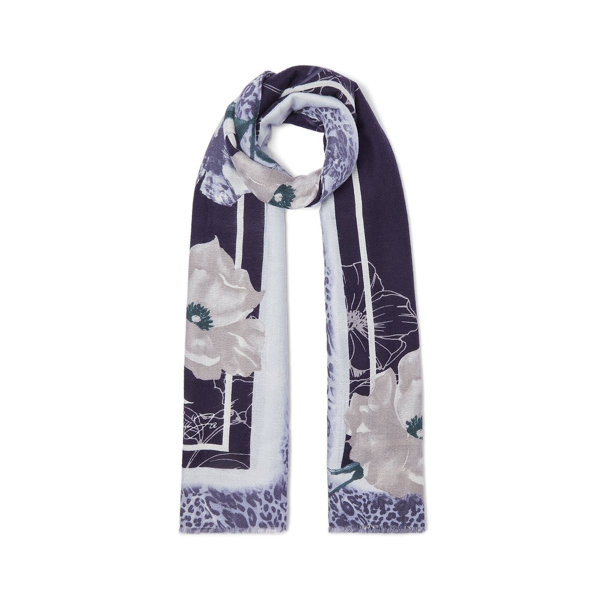 Étole avec fleurs bleu, LIU JO