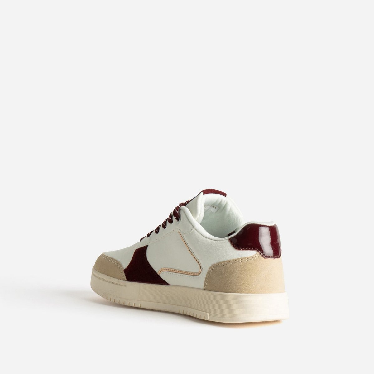 Basket PAREMIS blanc/rouge, ERAM