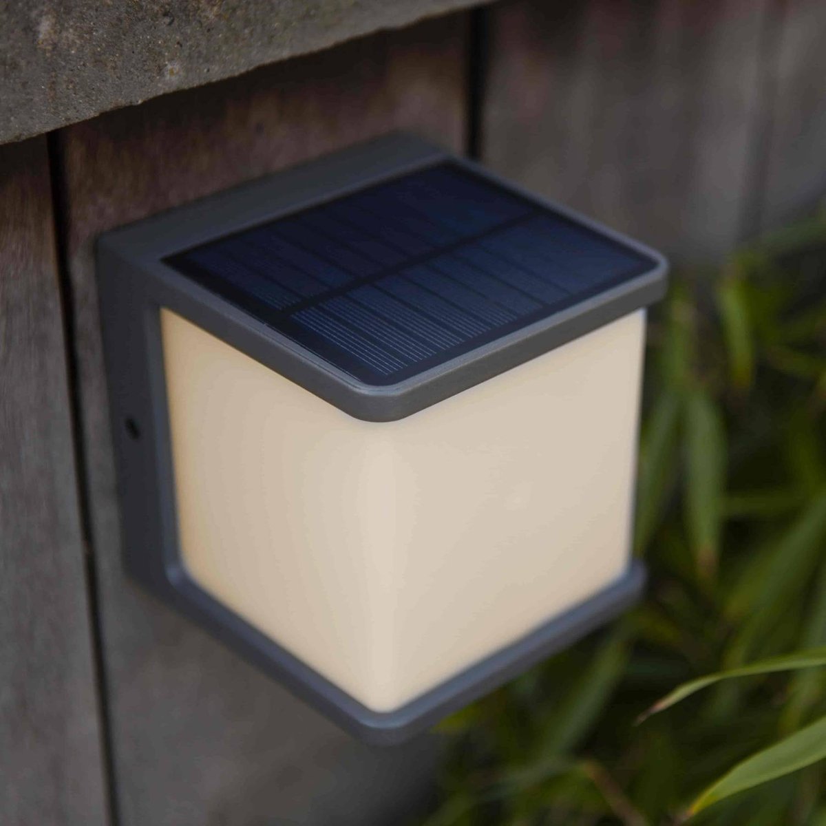 Applique murale solaire DOBLO SOLAR dark grey, LUMISKY
