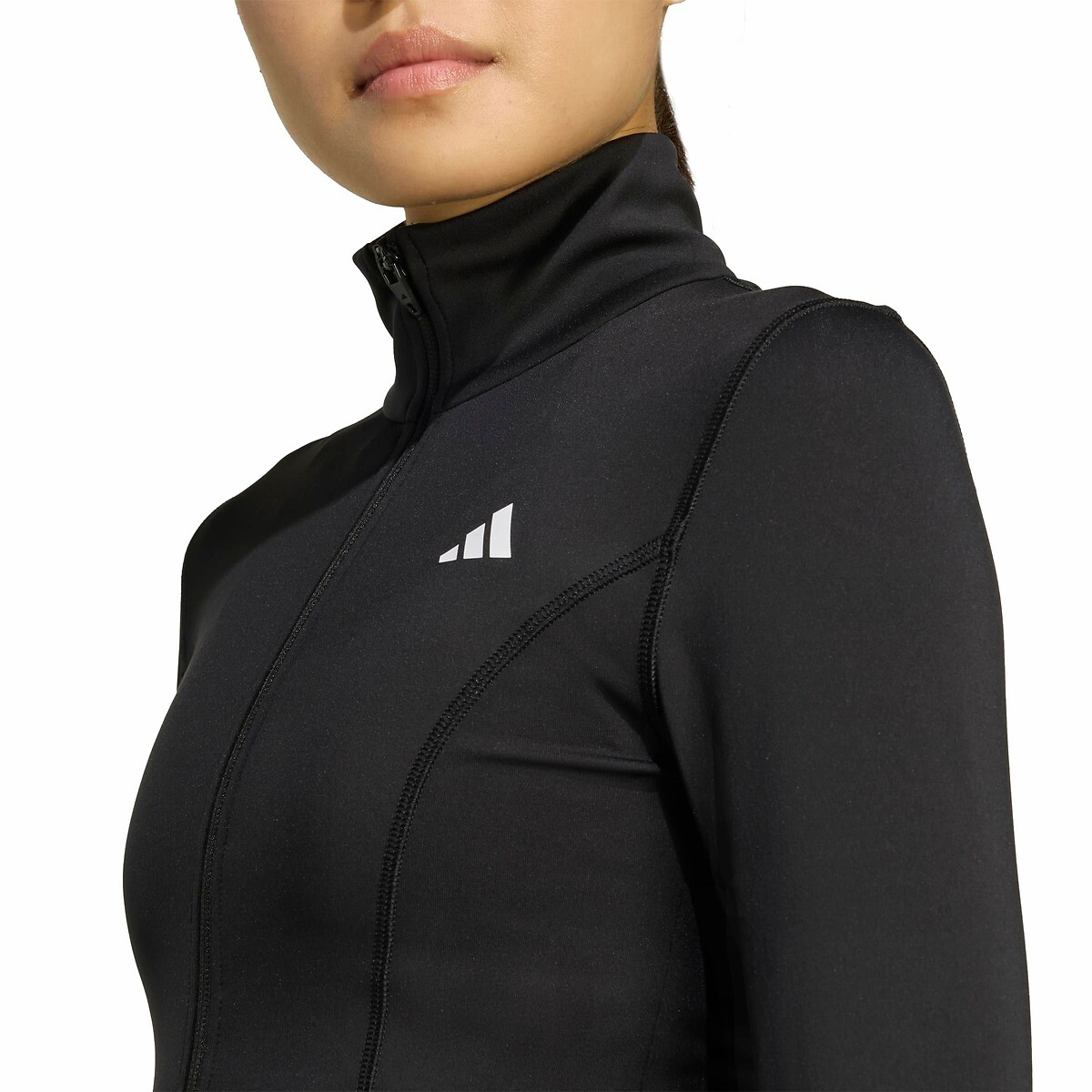 Veste zippée de sport Essentials noir, adidas Performance