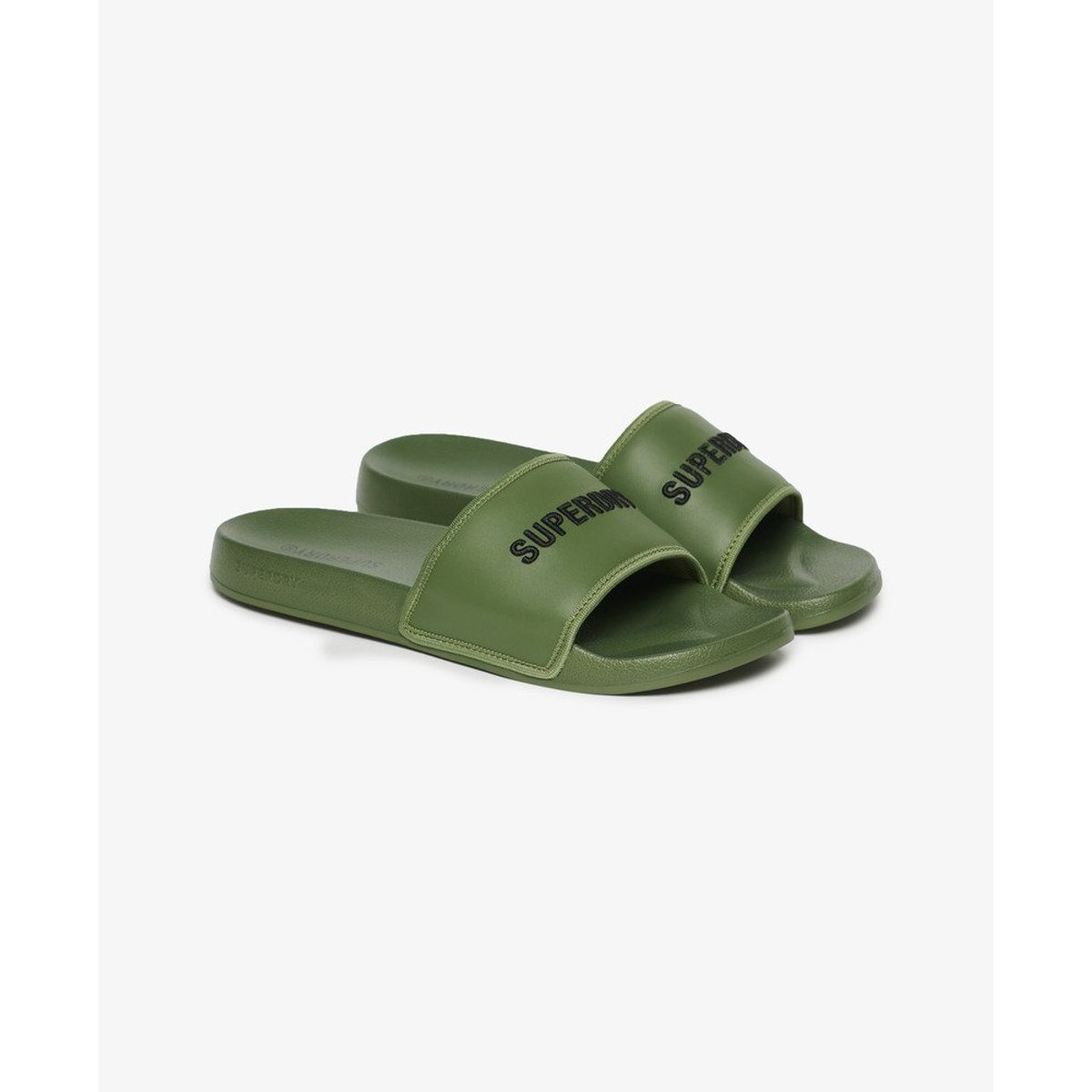 Claquettes Tarp Core vert olive kaki, SUPERDRY