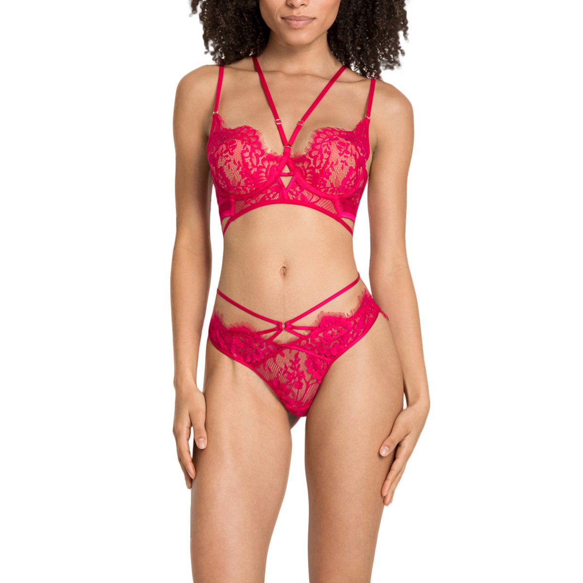 Soutien-gorge push-up Temptation rose, LASCANA