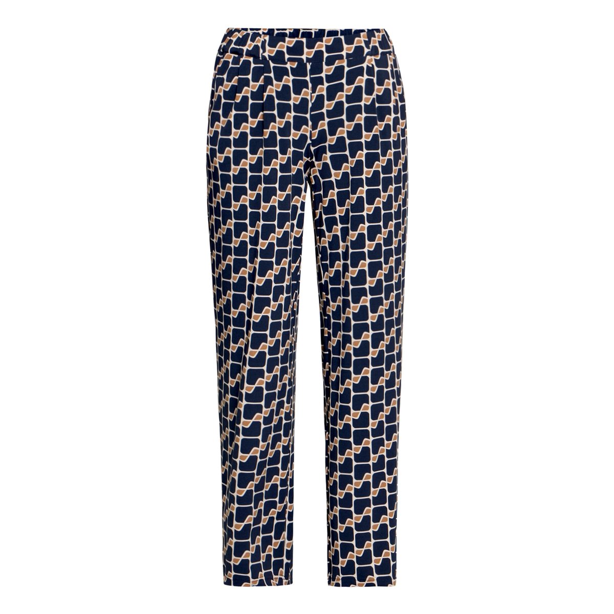 Pantalon à enfiler à poches extérieures dark blue/brown, BETTY BARCLAY