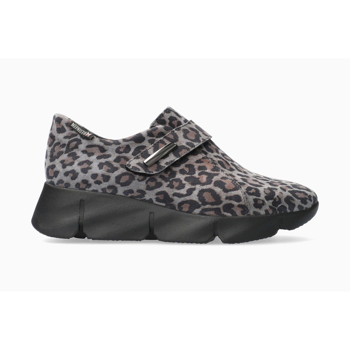 Baskets en cuir HALYSSA gris foncé 5135, MEPHISTO