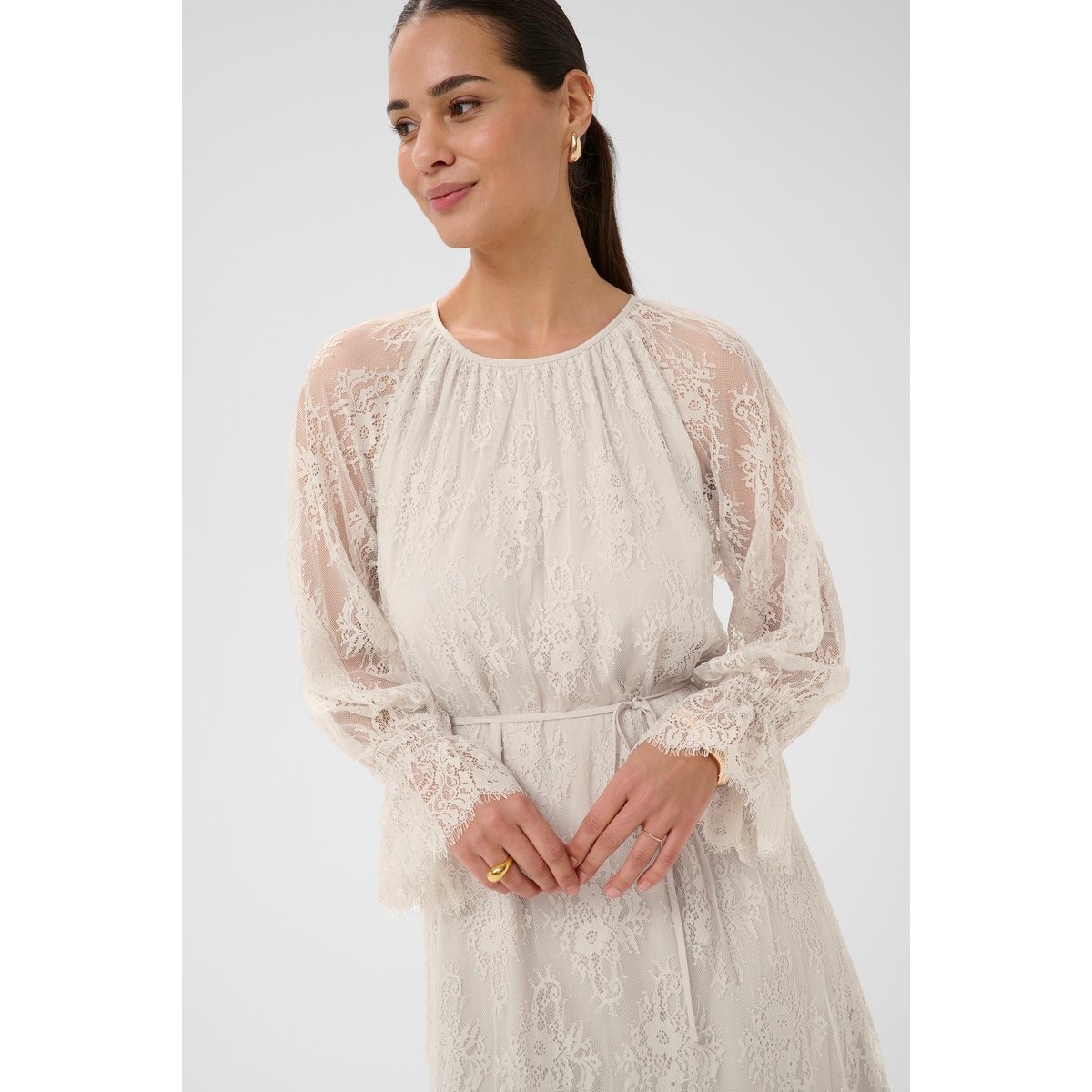 Robe blanc moonbeam, KAFFE