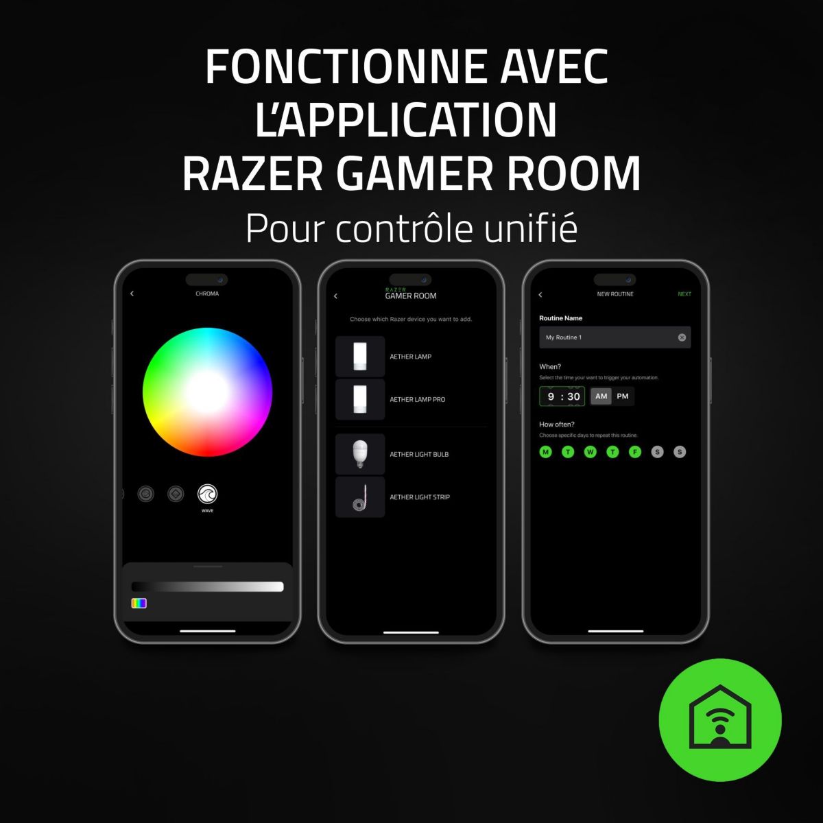 Lampe LED AETHER SMART BULB E27 couleur unique, RAZER