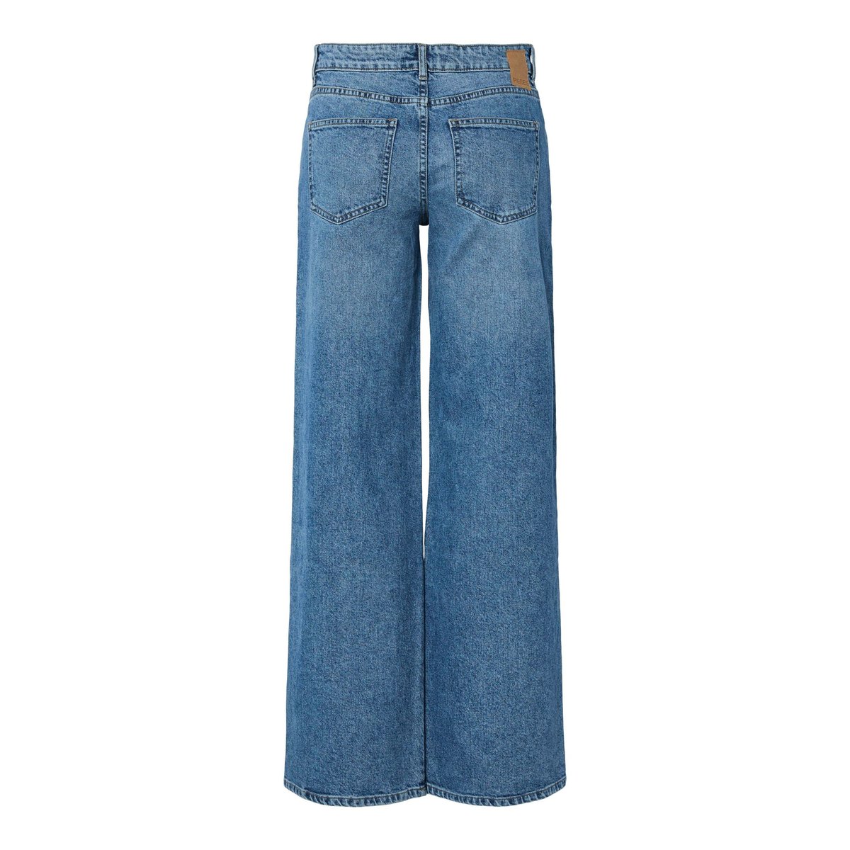 Jean À Coupe Ample medium blue denim, PIECES