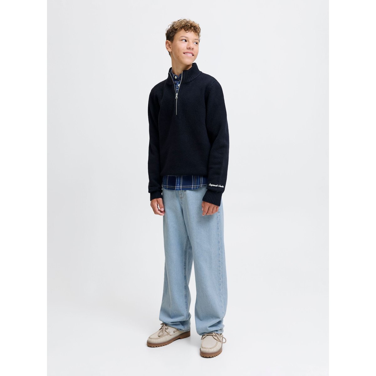 Jean Baggy Fit blue denim, JACK & JONES JUNIOR