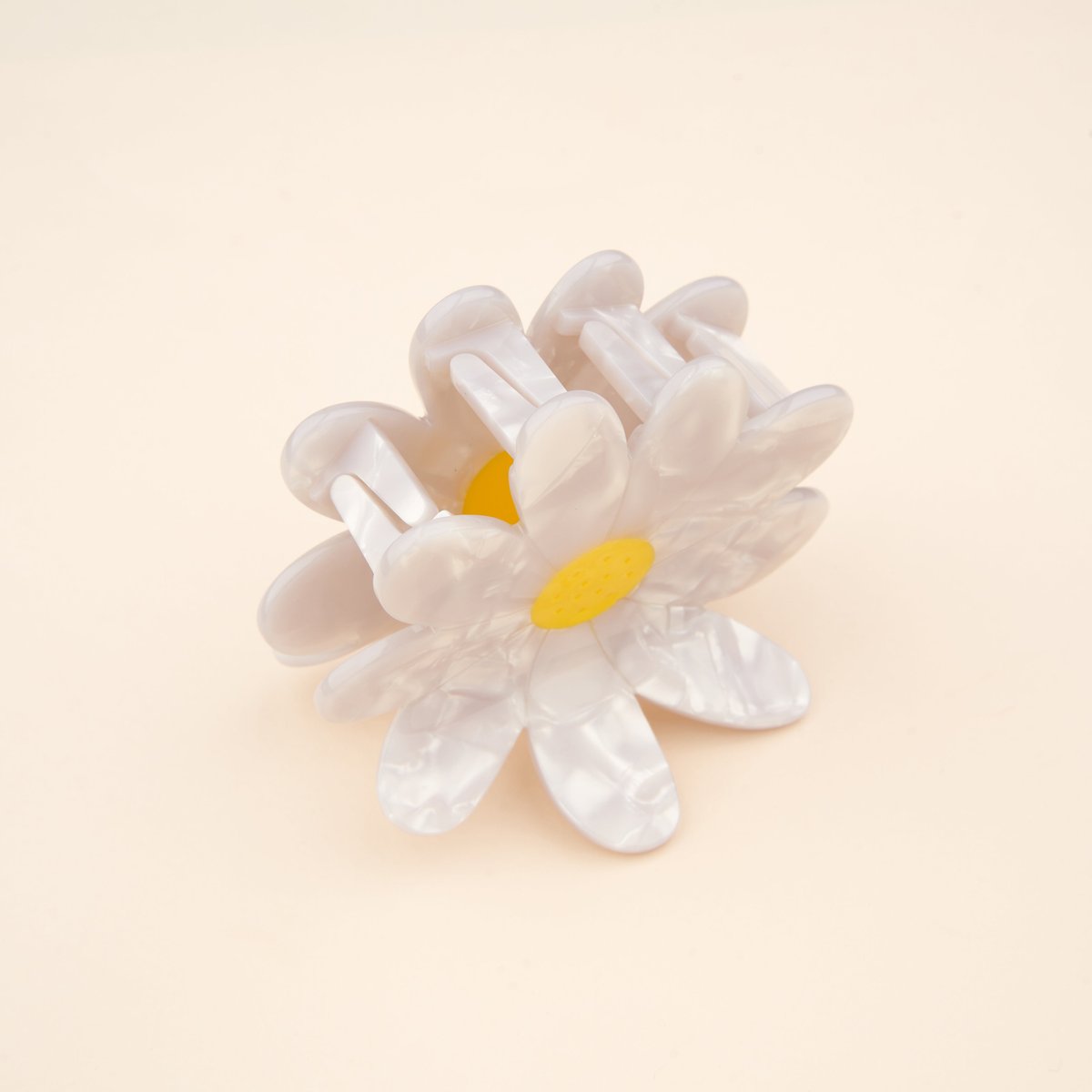 Pince à cheveux MARGUERITE blanc nacré, COUCOU SUZETTE