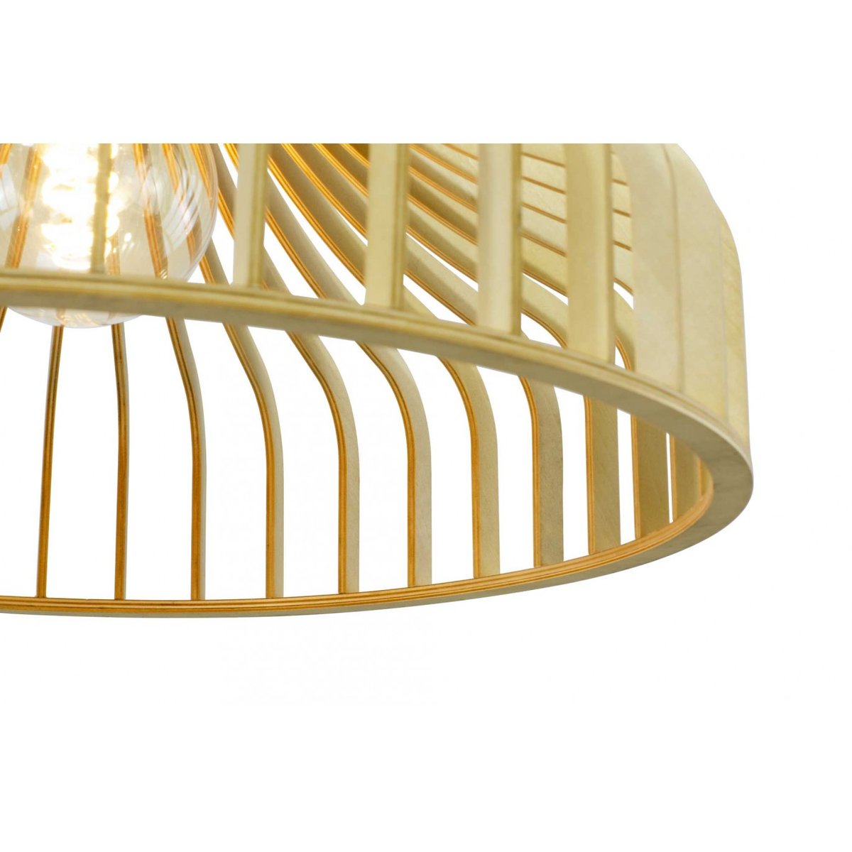 Suspension en bois de tilleul, HISTONE naturel, C-CREATION