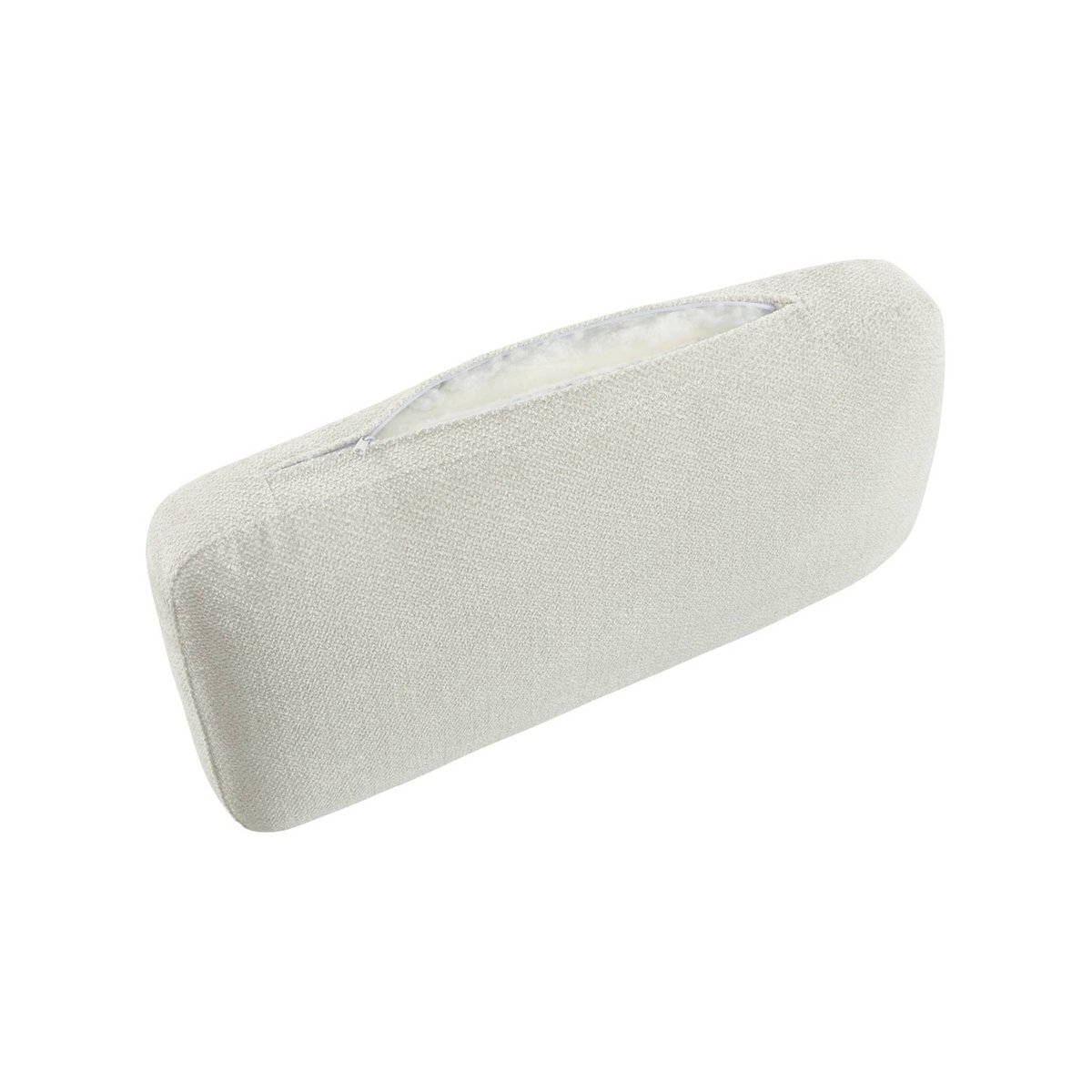 Canapé 3 places tissu chenille CLOUD blanc, SWEEEK