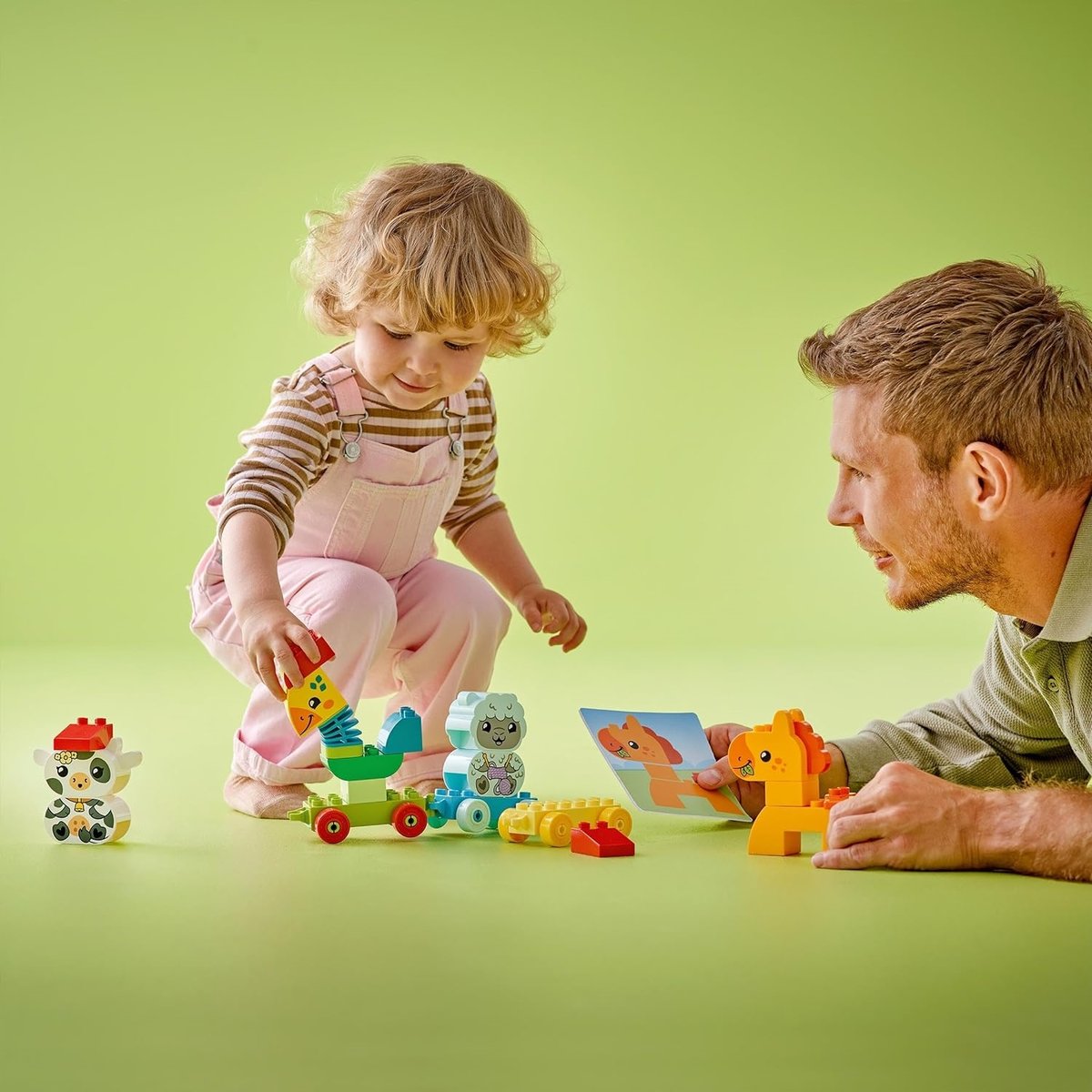 LEGO DUPLO - Mon Premier Train des Animaux - Set Éducatif Créatif 10412 multicolore, LEGO