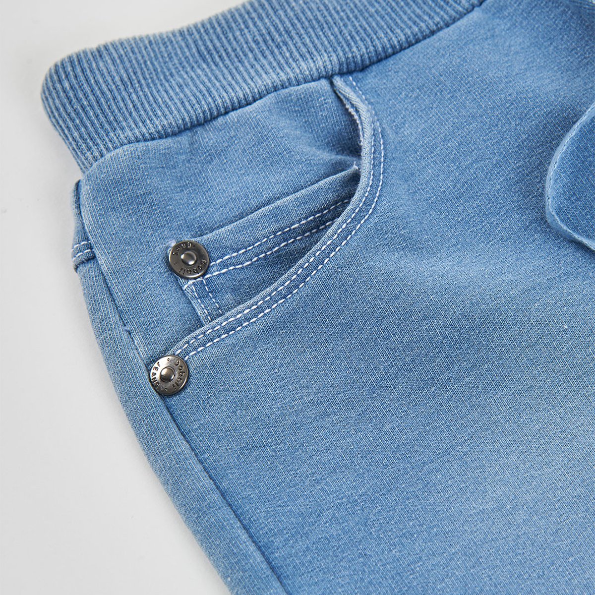 Short garçon denim bleu, BOBOLI