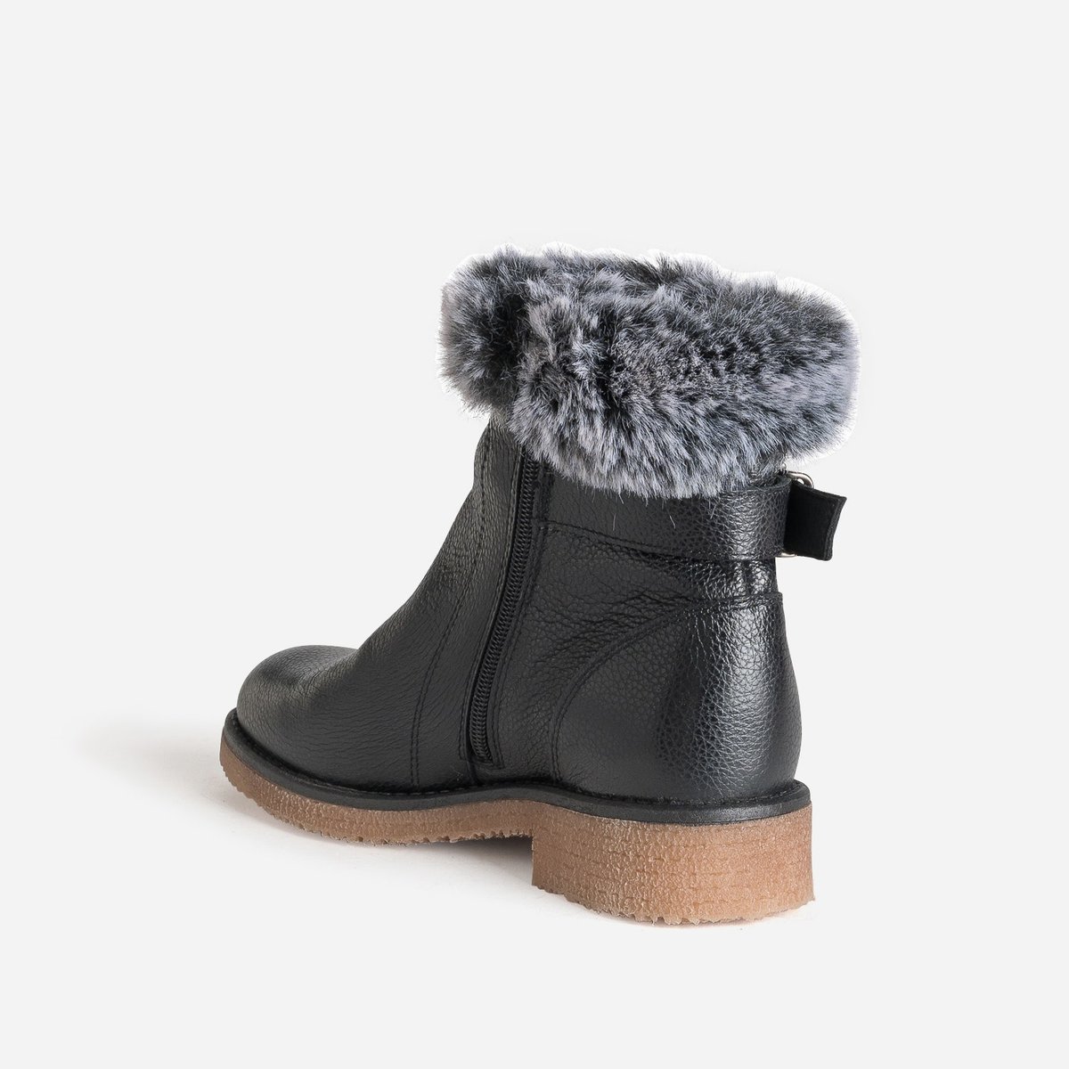Boots en cuir LESLIE noir, ERAM