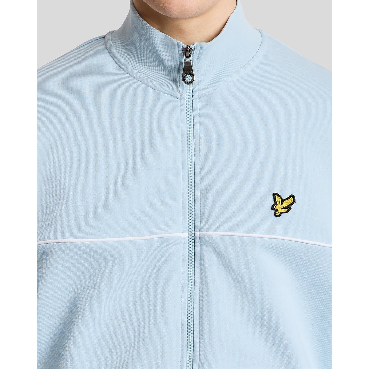 Passepoilé zippé intégral de survêtement Top bleu opale, LYLE & SCOTT