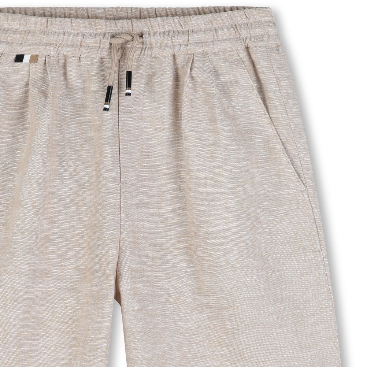 Short en lin ivoire, BOSS KIDSWEAR