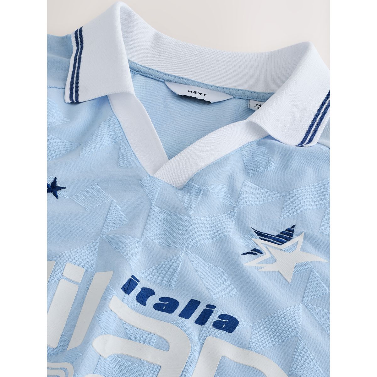 Polo de football graphique bleu, NEXT