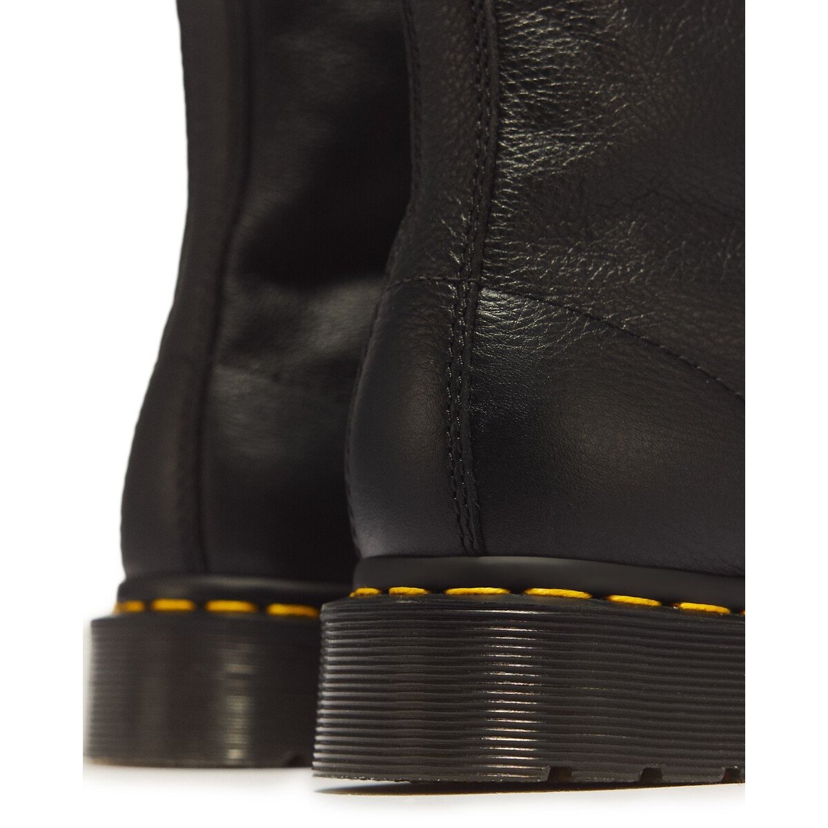 Boots 1460 zippées en cuir Virginia noir, DR. MARTENS