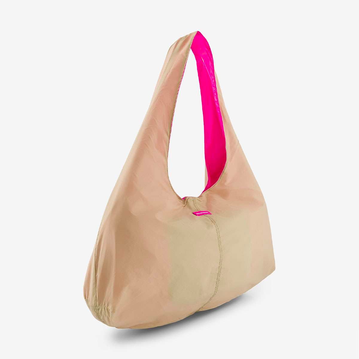 Shopping bag en polyamide NIBELLE beige, BENSIMON