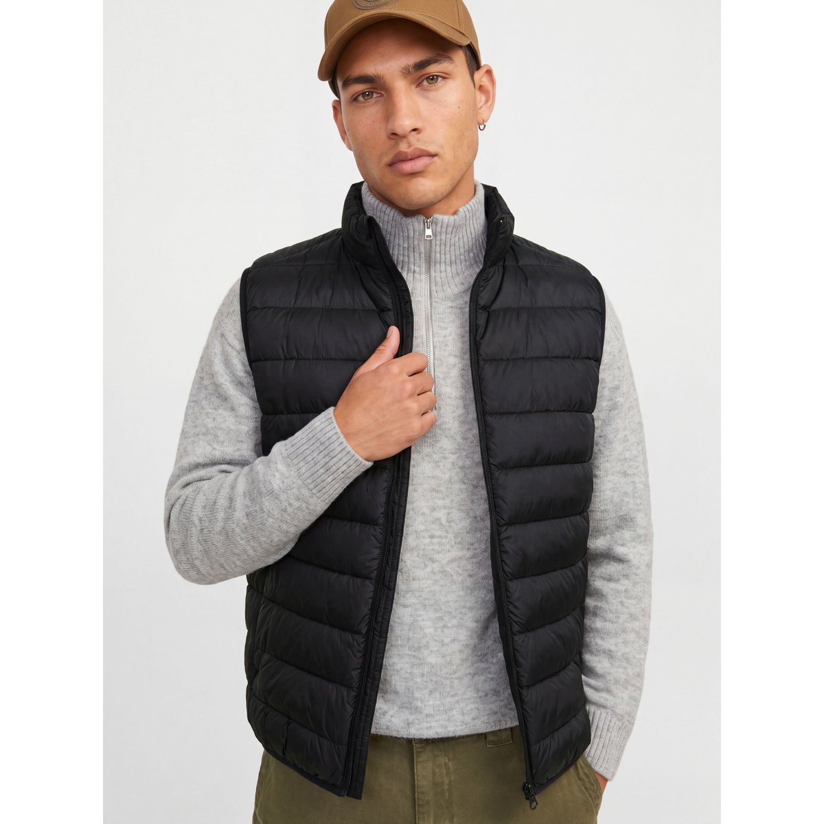 Gilet black 1, JACK & JONES