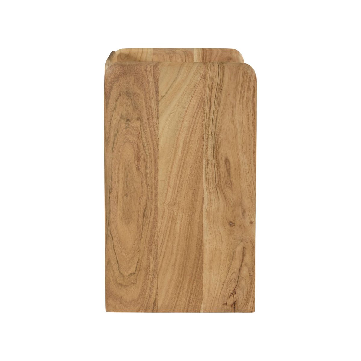 Table de chevet exotique bois d'acacia 2 niveaux (lot de 2) TARA naturel, SWEEEK