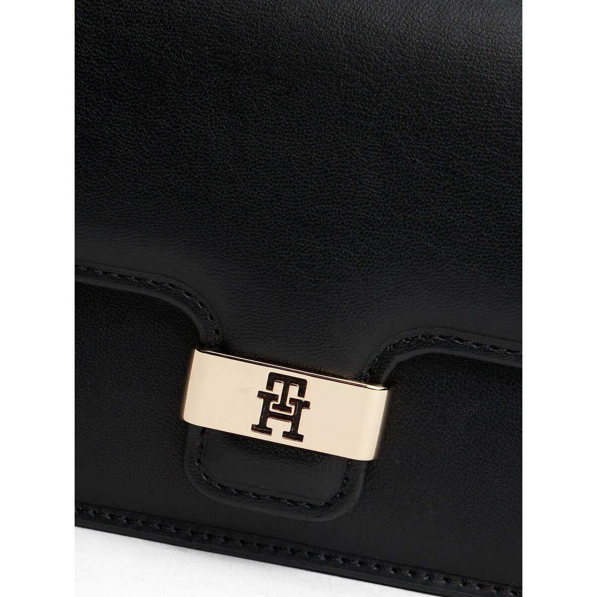 Sac à main, TH HERITAGE CLUTCH noir, TOMMY HILFIGER